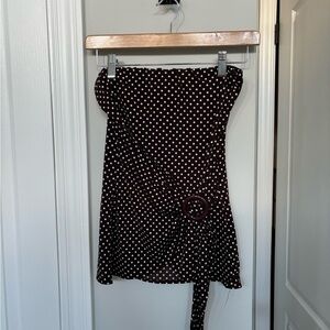 Vintage tube top with buckle detail